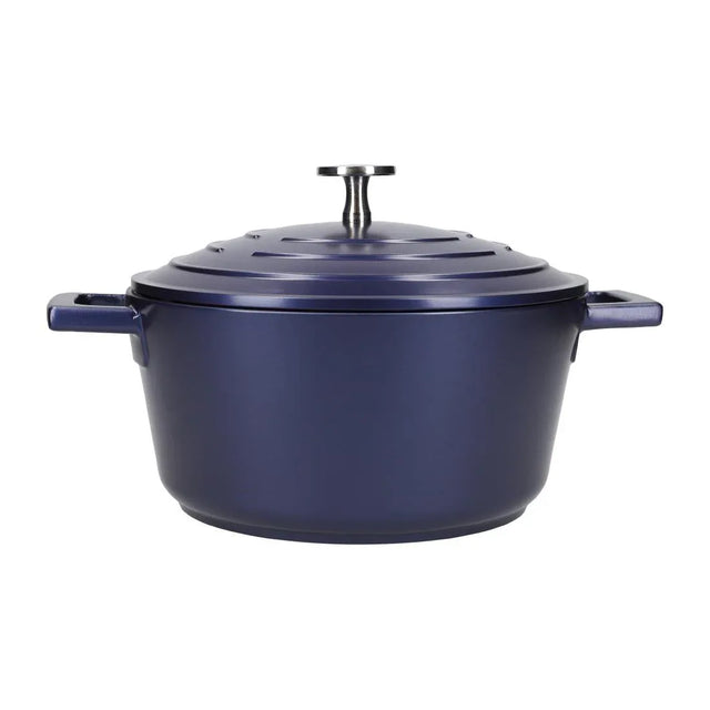FW796 Masterclass Casserole Dish Metallic Blue 2.5Ltr - JD Catering Equipment Solutions Ltd