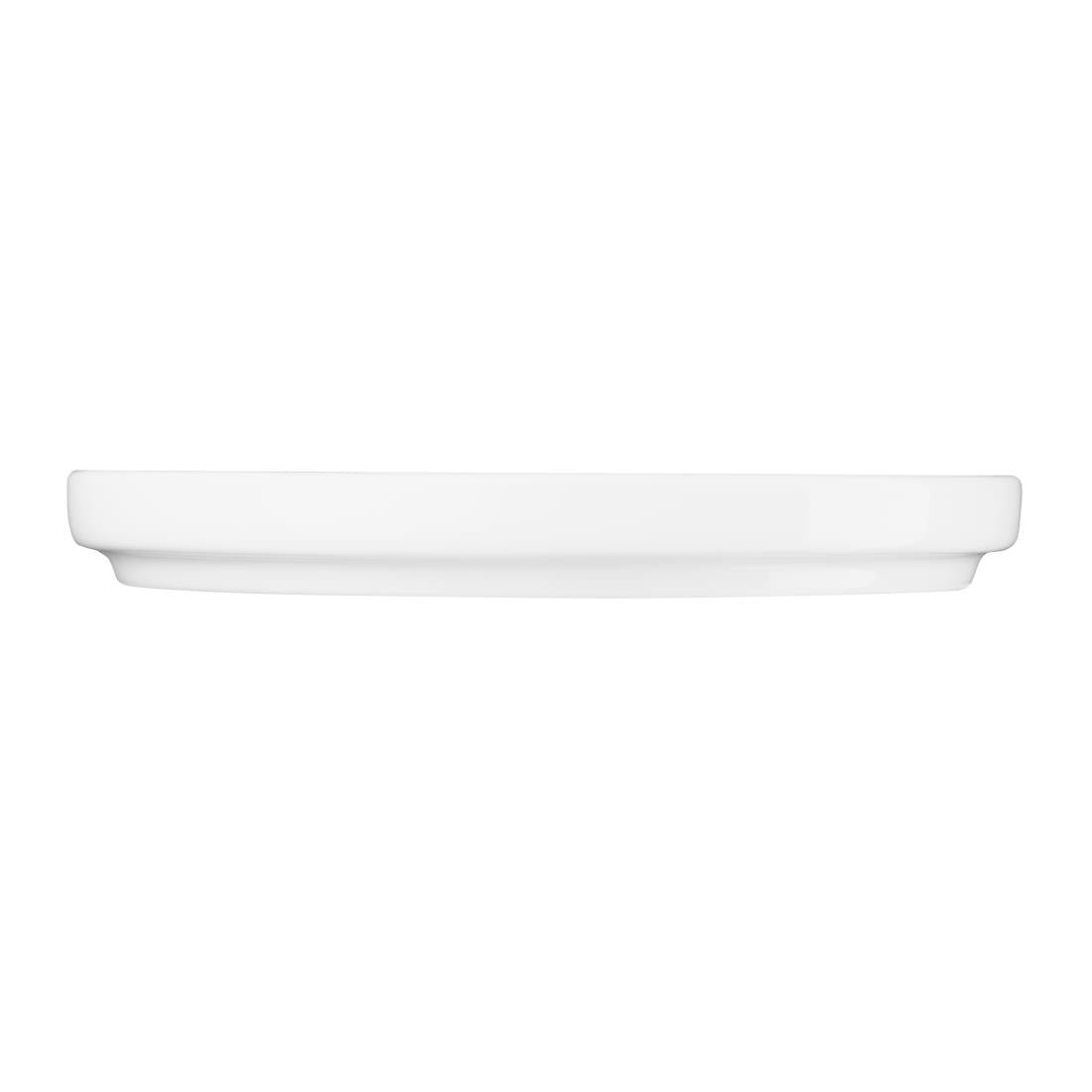 FW812 Olympia Whiteware Flat Round Plates 150mm (Pack of 6) JD Catering Equipment Solutions Ltd