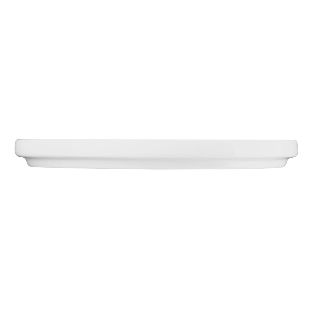 FW813 Olympia Whiteware Flat Round Plates 210mm (Pack of 6) JD Catering Equipment Solutions Ltd