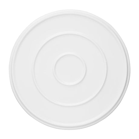 FW814 Olympia Whiteware Flat Round Plate 268mm (Pack of 4) JD Catering Equipment Solutions Ltd