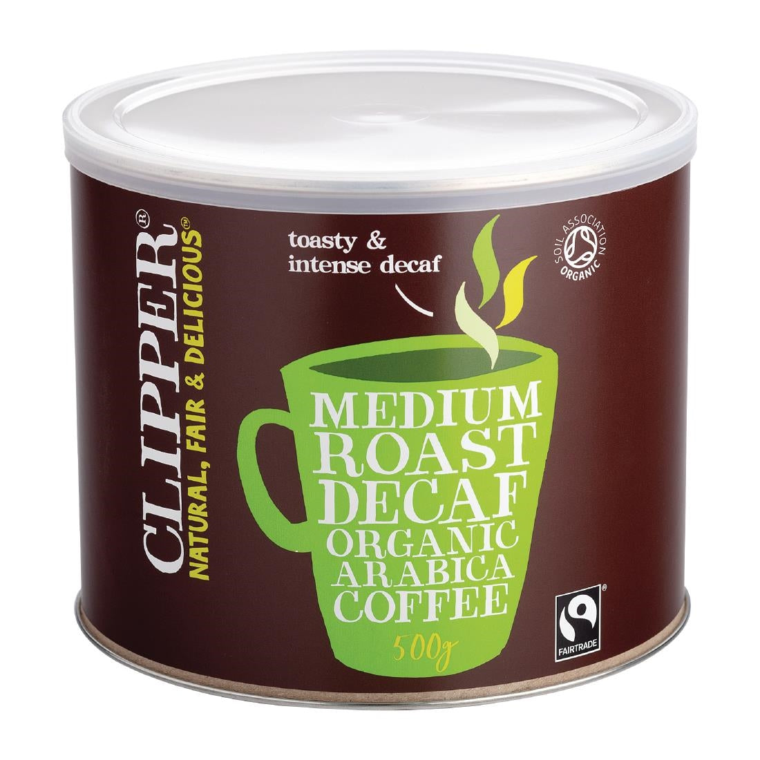 FW821 Clipper Fairtrade Decaf Coffee 500g JD Catering Equipment Solutions Ltd