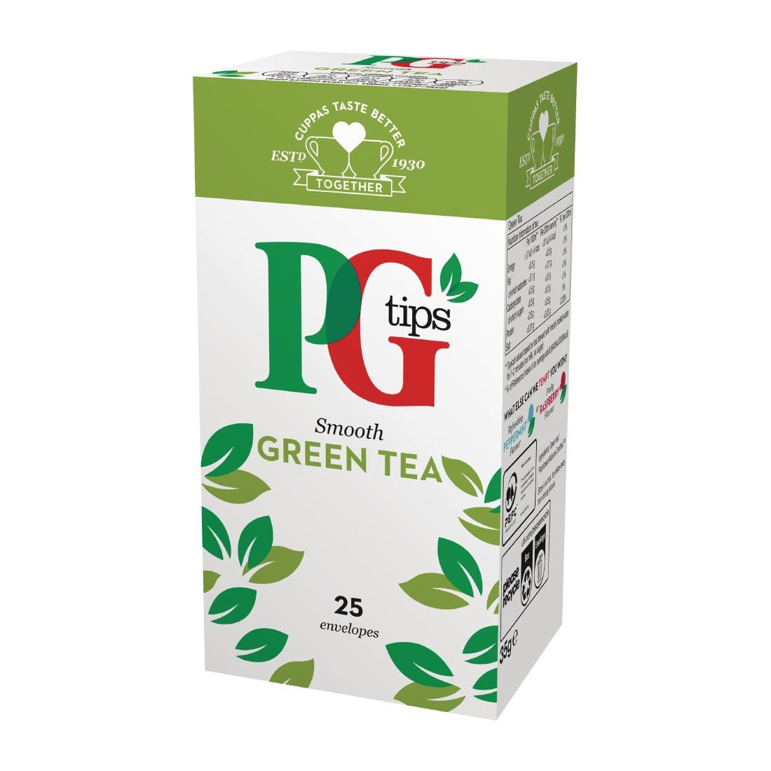 FW828 PG Tips Green Tea Envelopes (Pack of 25) JD Catering Equipment Solutions Ltd