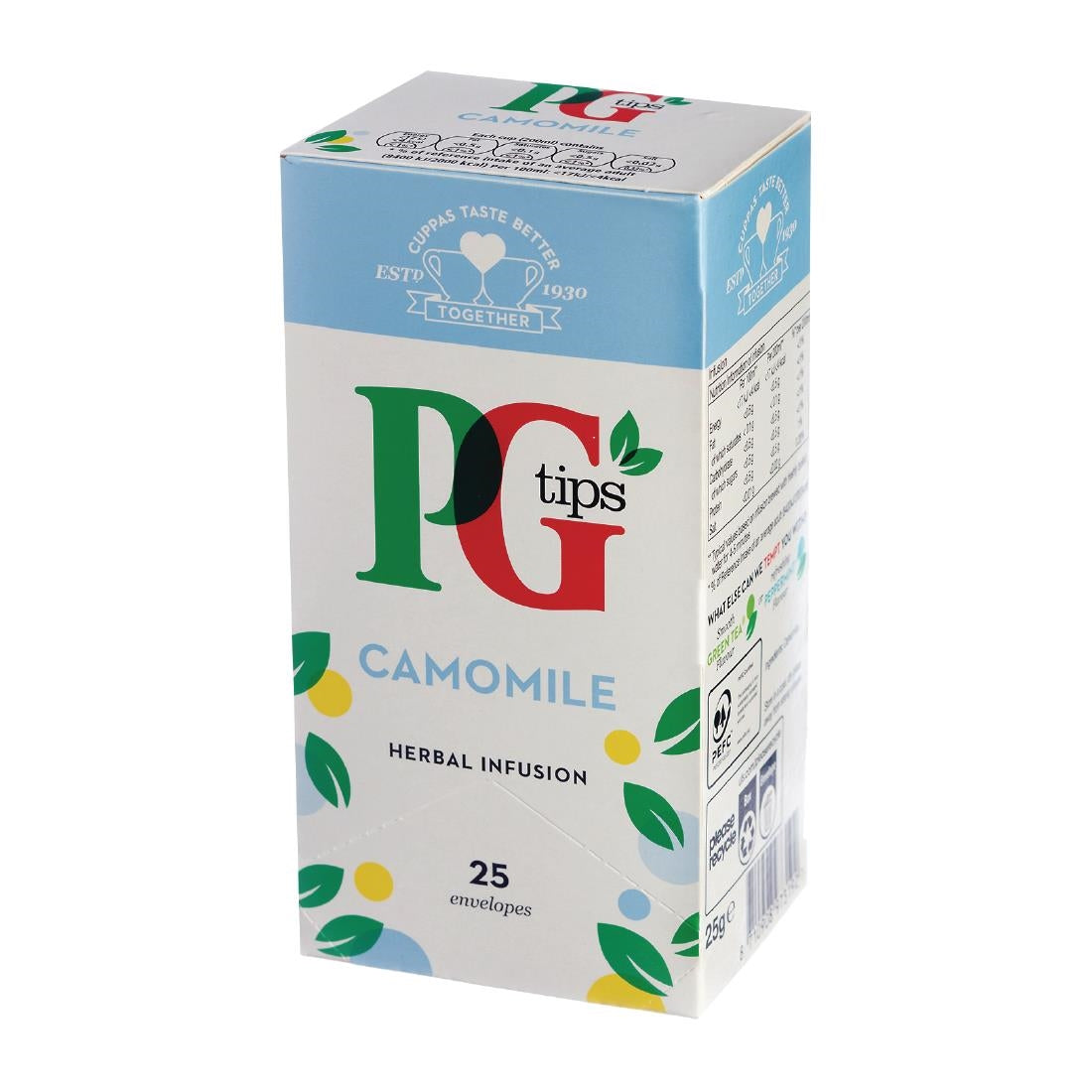 FW830 PG Tips Camomile Tea Envelops (Pack of 25) JD Catering Equipment Solutions Ltd