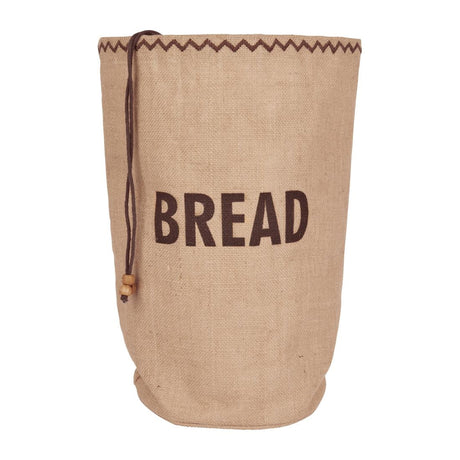 FW882 Natural Elements Hessian Bread Preserving Bag 34 x 17 x 42cm JD Catering Equipment Solutions Ltd