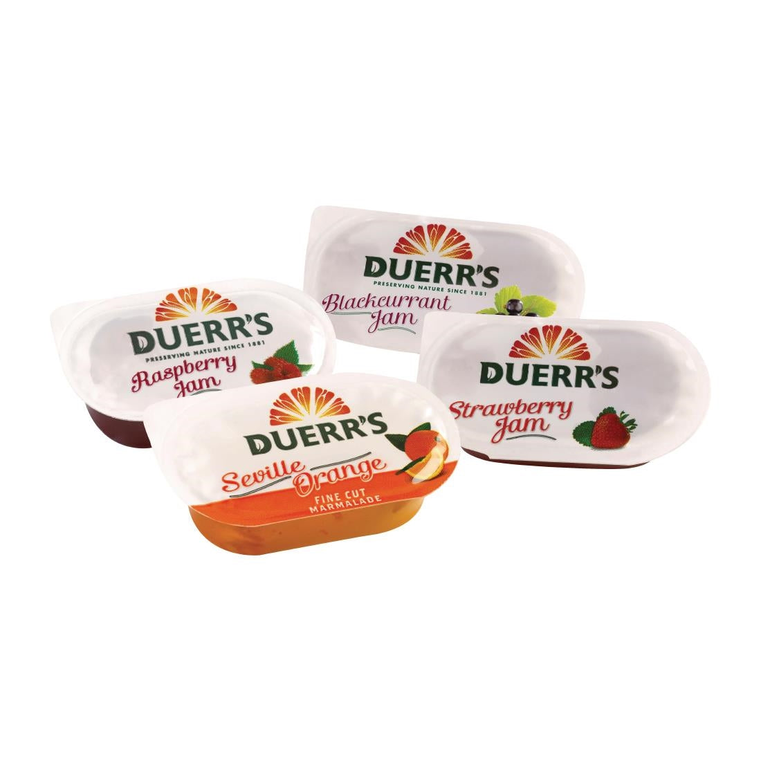 FW988 Duerrs Assorted Jam & Marmalade 20g (Pack of 96) JD Catering Equipment Solutions Ltd
