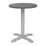 FX037 Bolero Aluminium Round Table Top Dark Grey 580mm JD Catering Equipment Solutions Ltd