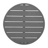 FX037 Bolero Aluminium Round Table Top Dark Grey 580mm JD Catering Equipment Solutions Ltd