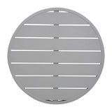 FX038 Bolero Aluminium Round Table Top Light Grey 580mm JD Catering Equipment Solutions Ltd