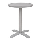 FX038 Bolero Aluminium Round Table Top Light Grey 580mm JD Catering Equipment Solutions Ltd