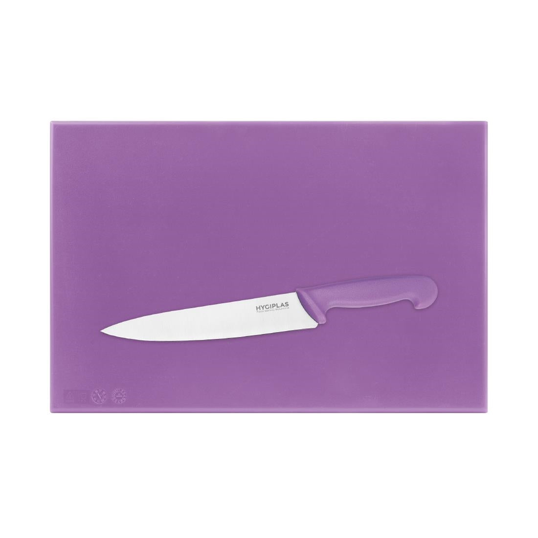 FX101 Hygiplas High Density Chopping Board Purple - 450x300x12mm JD Catering Equipment Solutions Ltd