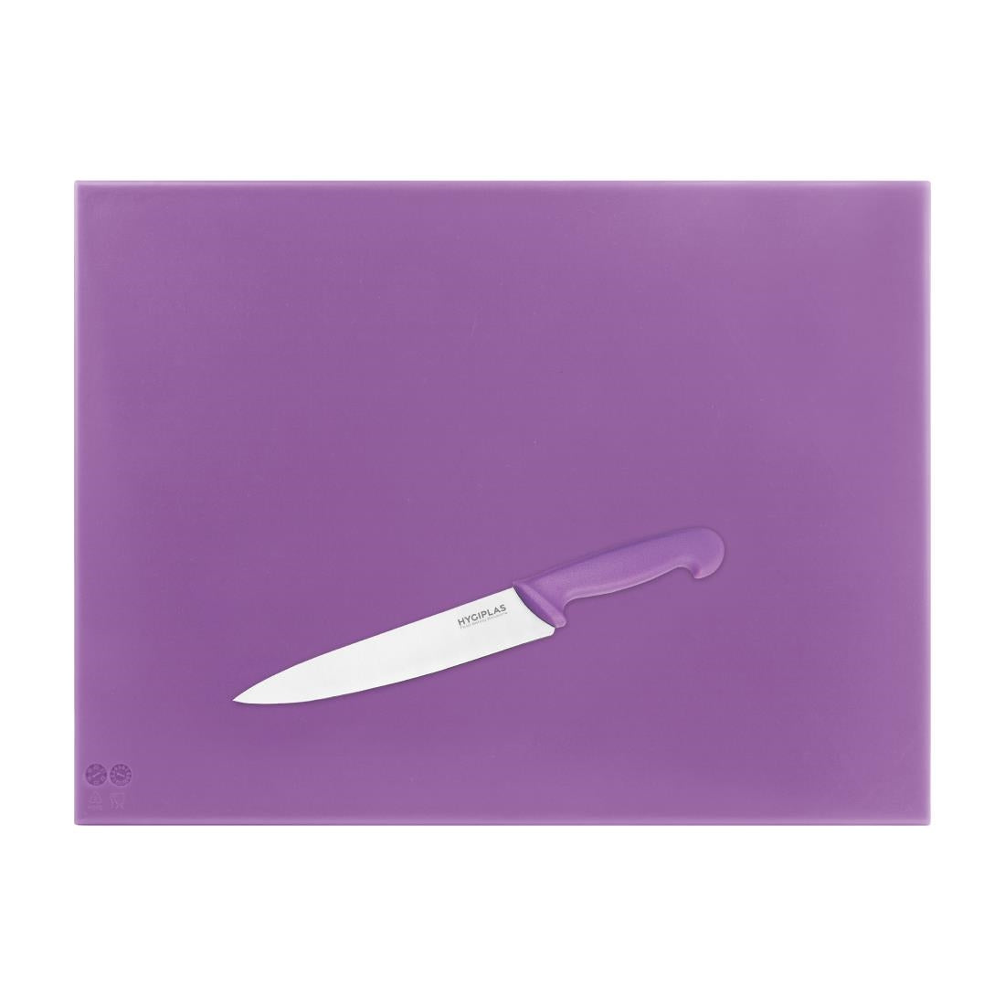 FX103 Hygiplas High Density Chopping Board Purple - 600x450x12mm JD Catering Equipment Solutions Ltd