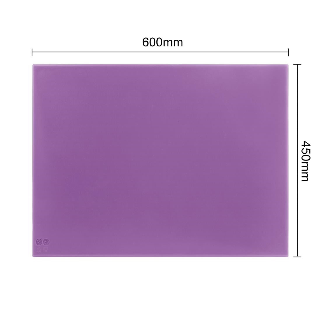 FX103 Hygiplas High Density Chopping Board Purple - 600x450x12mm JD Catering Equipment Solutions Ltd