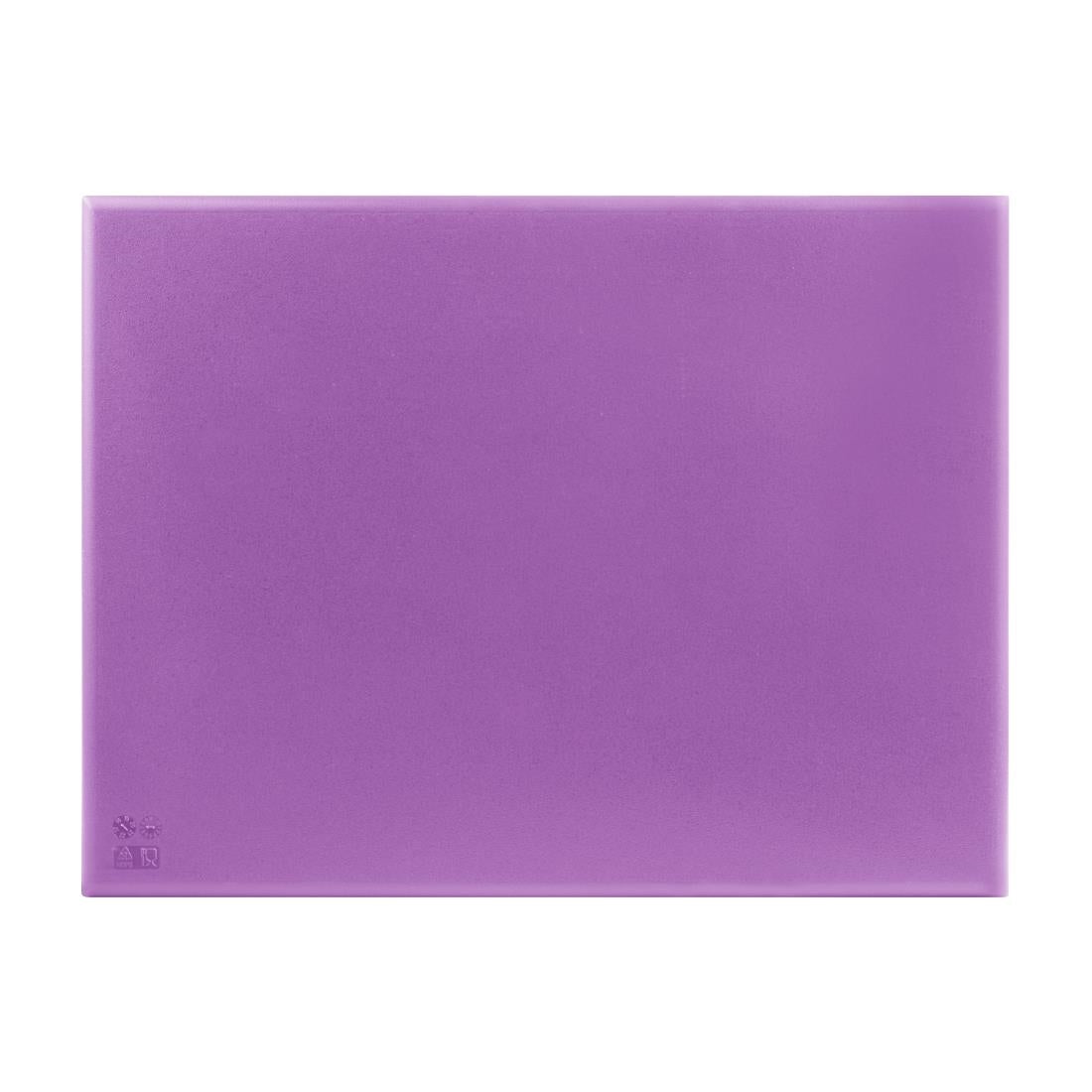 FX104 Hygiplas High Density Chopping Board Purple - 600x450x25mm JD Catering Equipment Solutions Ltd