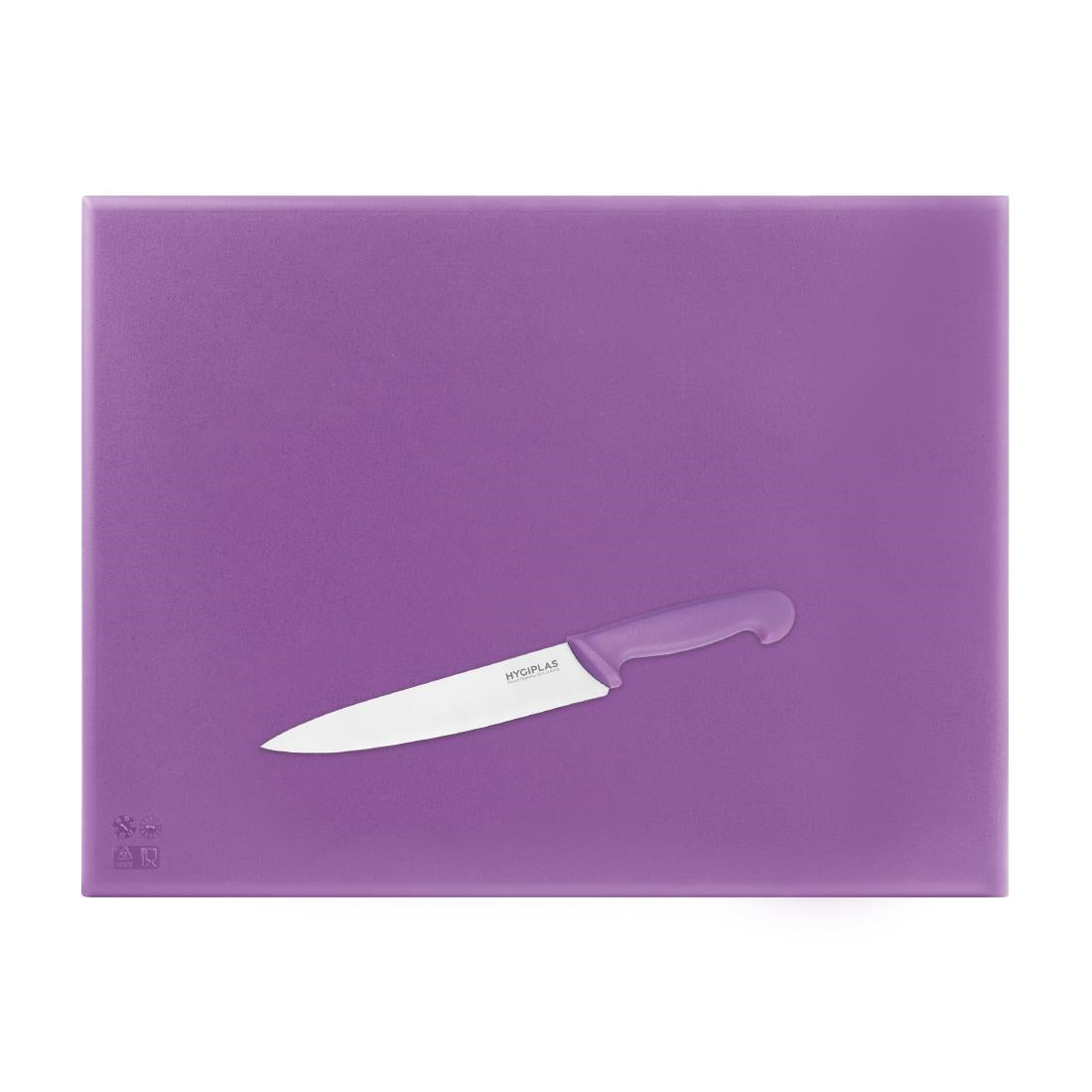 FX104 Hygiplas High Density Chopping Board Purple - 600x450x25mm JD Catering Equipment Solutions Ltd