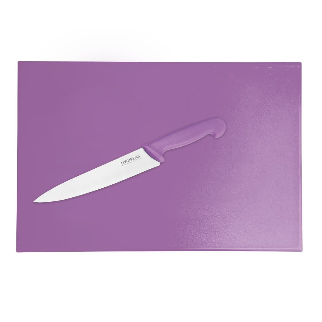 FX105 Hygiplas Anti-bacterial High Density Chopping Board Purple - 450x300x10mm JD Catering Equipment Solutions Ltd