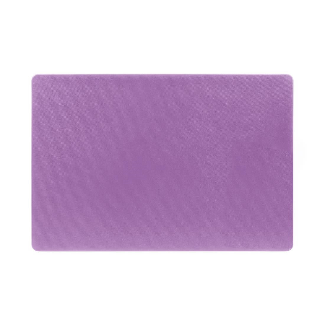 FX107 Hygiplas Low Density Chopping Board Purple - 300x450x20mm JD Catering Equipment Solutions Ltd