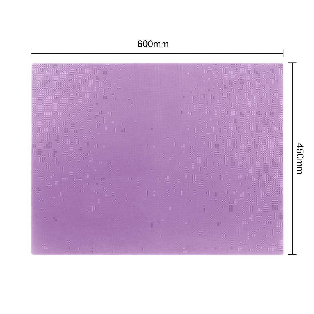 FX108 Hygiplas Low Density Chopping Board Purple - 600x450x10mm JD Catering Equipment Solutions Ltd