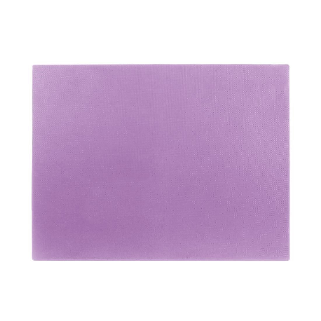 FX108 Hygiplas Low Density Chopping Board Purple - 600x450x10mm JD Catering Equipment Solutions Ltd