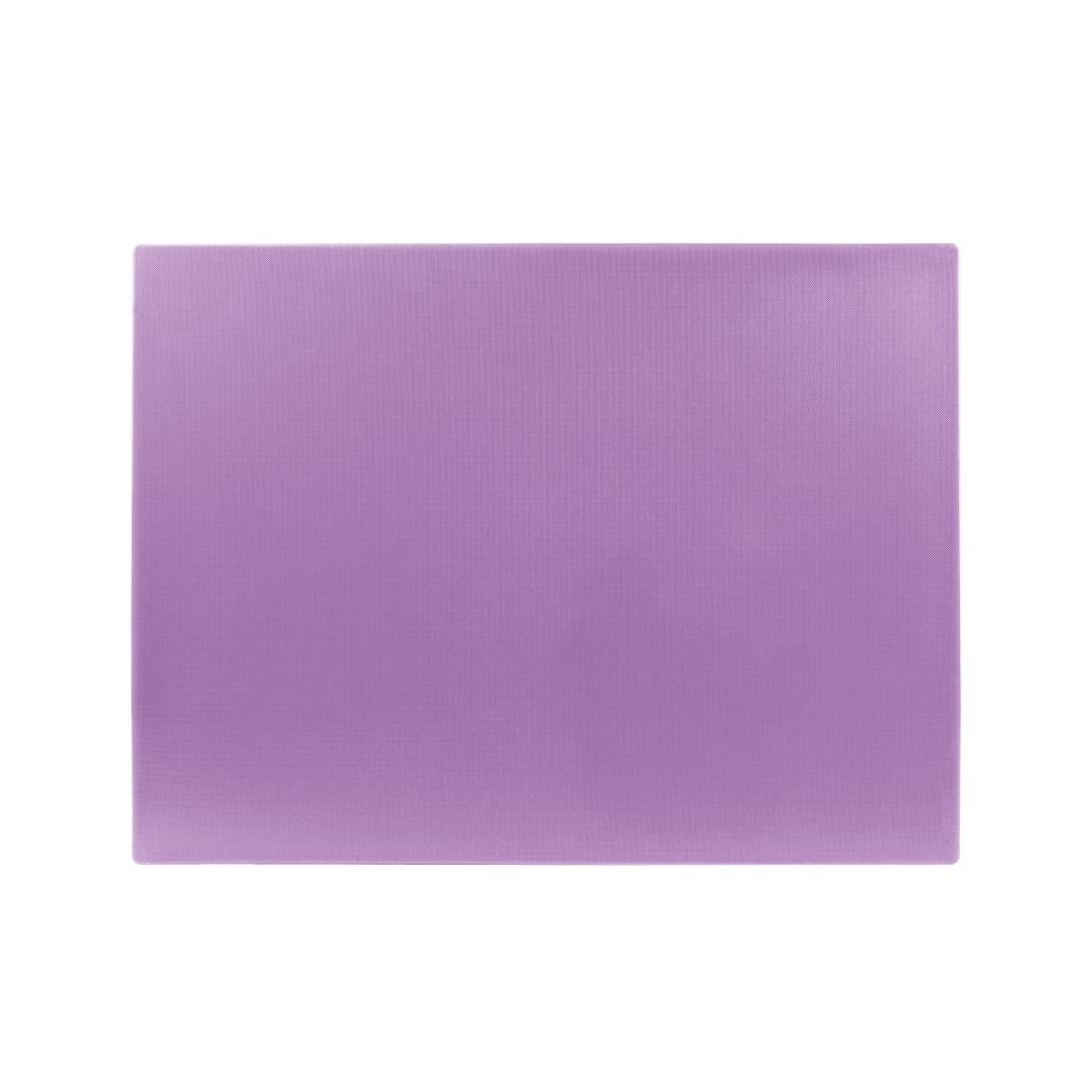 FX109 Hygiplas Low Density Chopping Board Purple - 600x450x20mm JD Catering Equipment Solutions Ltd