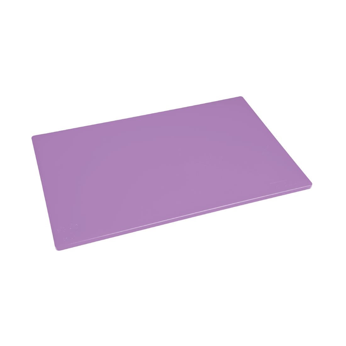 FX110 Hygiplas Anti-bacterial Low Density Chopping Board Purple - 450x300x10mm JD Catering Equipment Solutions Ltd