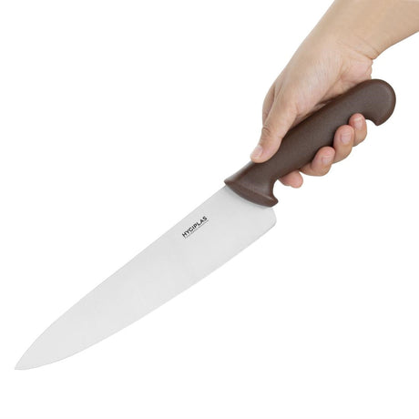 FX111 Hygiplas Cooks Knife Brown 25.4cm JD Catering Equipment Solutions Ltd