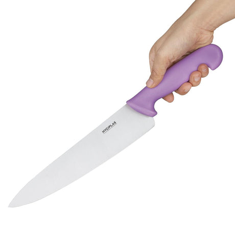 FX112 Hygiplas Cooks Knife Purple 25.4cm JD Catering Equipment Solutions Ltd