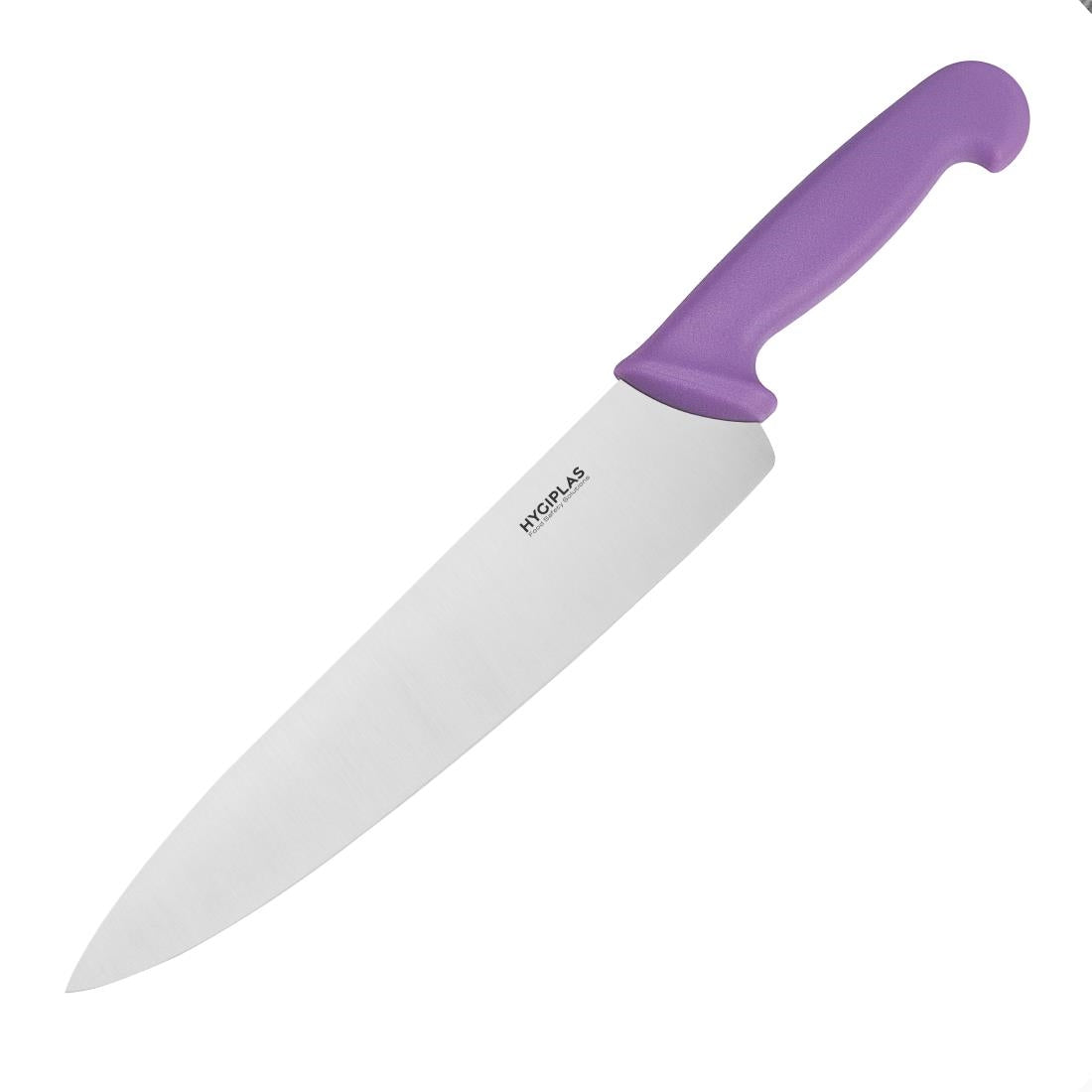 FX112 Hygiplas Cooks Knife Purple 25.4cm JD Catering Equipment Solutions Ltd