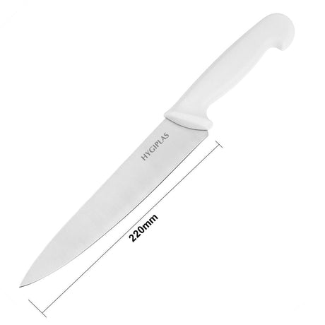 FX113 Hygiplas Cooks Knife White 21.6cm JD Catering Equipment Solutions Ltd