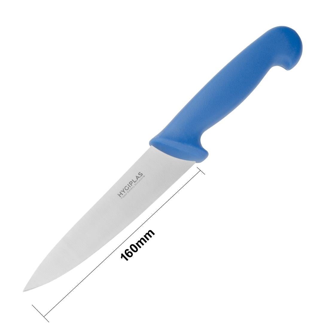 FX114 Hygiplas Cooks Knife Blue 15.9cm JD Catering Equipment Solutions Ltd