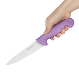 FX116 Hygiplas Cooks Knife Purple 15.9cm JD Catering Equipment Solutions Ltd