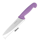 FX116 Hygiplas Cooks Knife Purple 15.9cm JD Catering Equipment Solutions Ltd