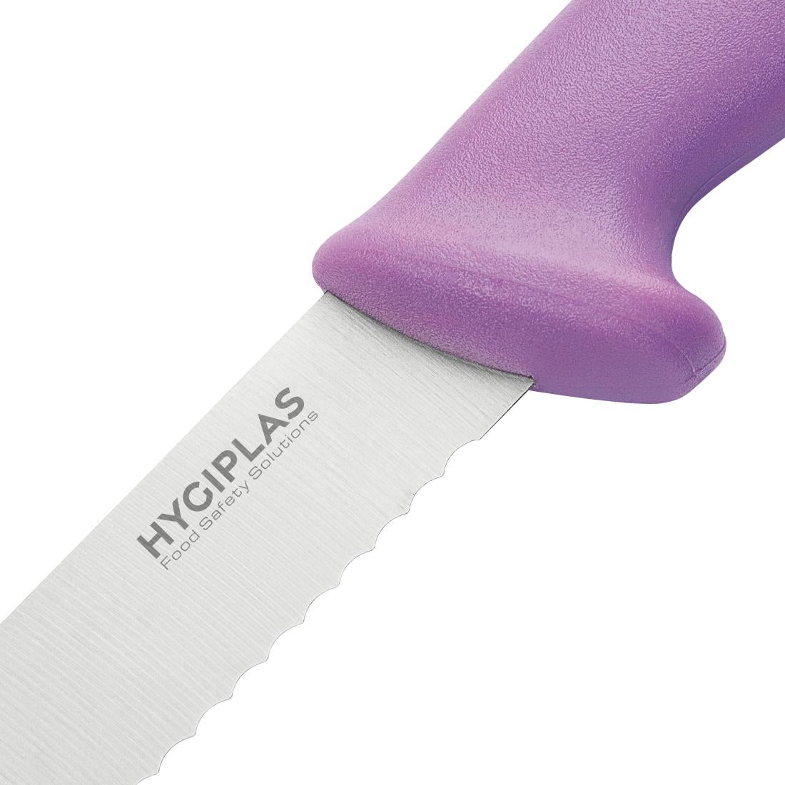 FX119 Hygiplas Slicer Serrated Purple 30.5cm JD Catering Equipment Solutions Ltd