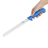 FX120 Hygiplas Slicer Serrated Blue 25.4cm JD Catering Equipment Solutions Ltd