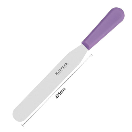 FX126 Hygiplas Palette Knife Purple 20.5cm JD Catering Equipment Solutions Ltd