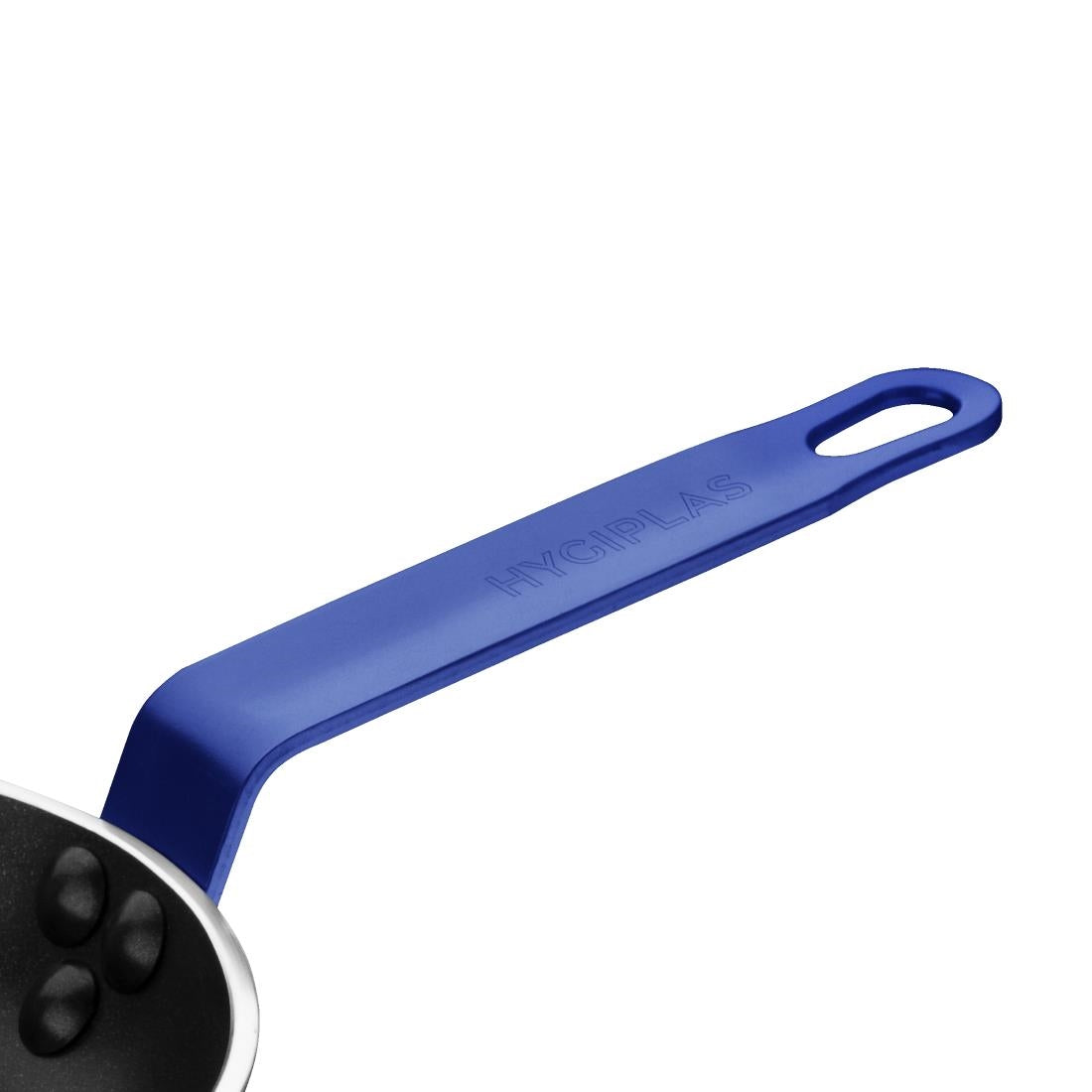 FX135 Hygiplas Non-Stick Teflon Aluminium Platinum Plus Frying Pan with Blue Handle 240mm JD Catering Equipment Solutions Ltd