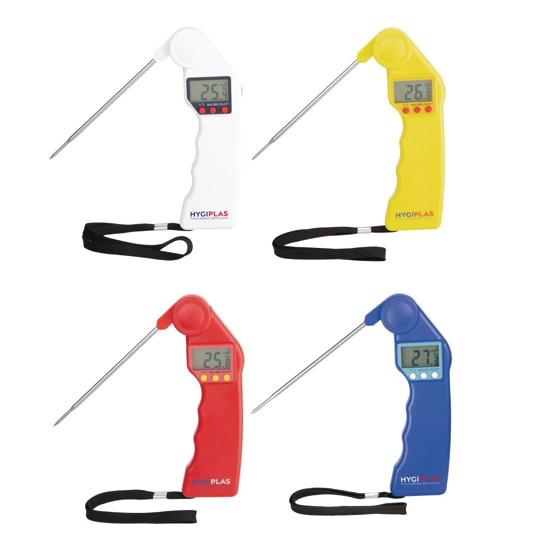 FX146 Hygiplas Easytemp Colour Coded Blue Thermometer JD Catering Equipment Solutions Ltd