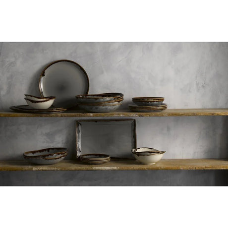 FX150 Dudson Harvest Walled Plates Grey 210mm (Pack of 6) - JD Catering Equipment Solutions Ltd