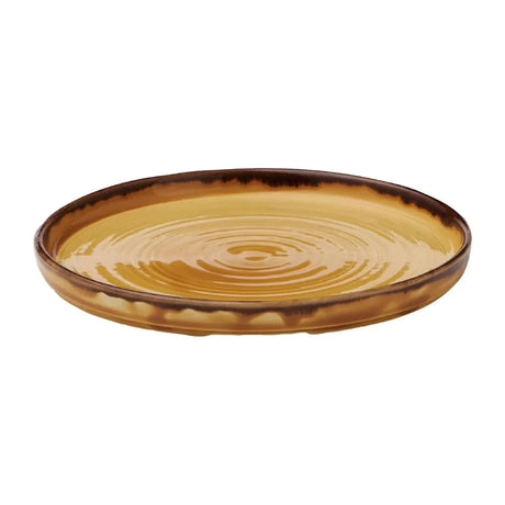 FX154 Dudson Harvest Walled Plates Mustard 210mm (Pack of 6) - JD Catering Equipment Solutions Ltd