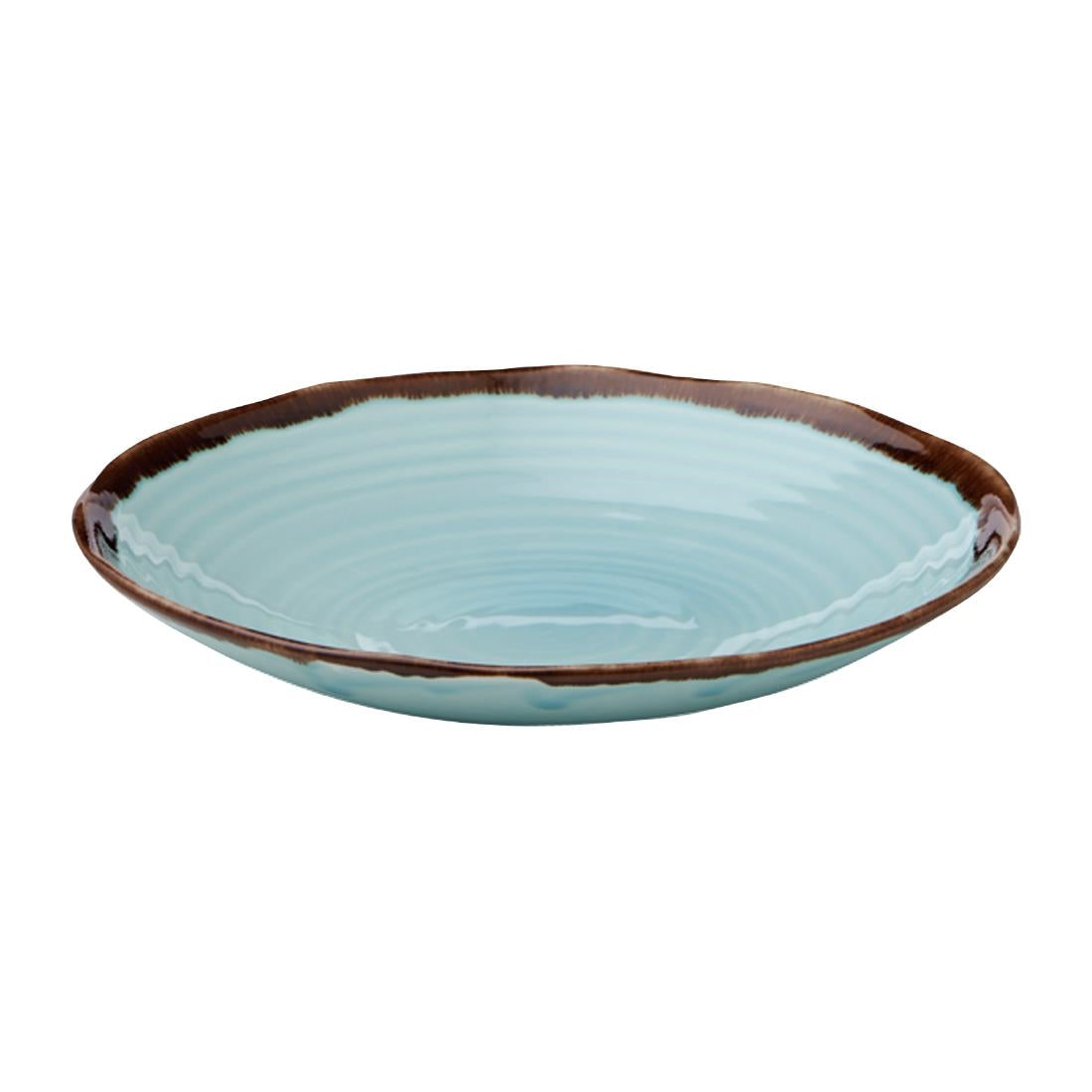 FX159 Dudson Harvest  Organic Coupe Bowls Turquoise 250mm (Pack of 12) JD Catering Equipment Solutions Ltd