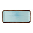 FX162 Dudson Harvest  Organic Coupe Rectangular Platter Turquoise 246mm (Pack of 6) JD Catering Equipment Solutions Ltd