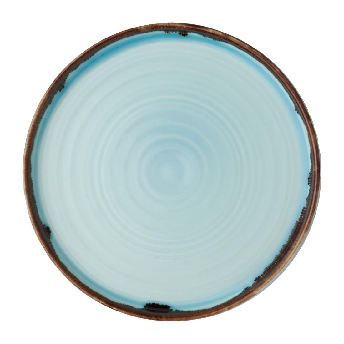FX169 Dudson Harvest Walled Plates Turquoise 210mm (Pack of 6) JD Catering Equipment Solutions Ltd