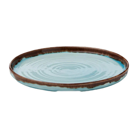 FX170 Dudson Harvest Walled Plates Turquoise 260mm (Pack of 6) - JD Catering Equipment Solutions Ltd