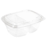 Faerch Fresco Two-Compartment Recyclable Deli Containers With Lid 900ml / 32oz JD Catering Equipment Solutions Ltd