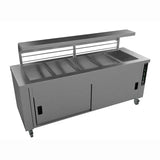 Falcon Chieftain 5 Well Heated Servery Counter HS5 - JD Catering Equipment Solutions Ltd