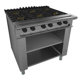 Falcon Chieftain 6 Burner Boiling Table on Legs Natural Gas G1060X - JD Catering Equipment Solutions Ltd