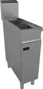 Falcon Chieftain Single Tank Single Basket Free Standing Gas Fryer G1808X JD Catering Equipment Solutions Ltd