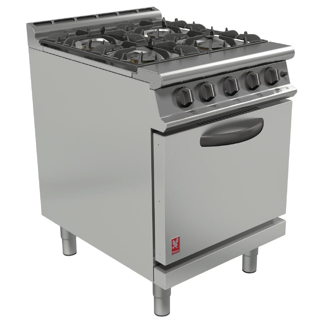 Falcon Dominator Plus 4 Burner Natural/LPG  Gas Oven Range with Drop Down G3161D JD Catering Equipment Solutions Ltd