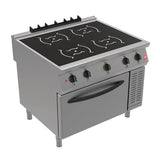 Falcon F900 Induction Range with Fan Assisted Oven on Feet i91104C - JD Catering Equipment Solutions Ltd