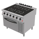 Falcon F900 Induction Range with Fan Assisted Oven on Feet i91105C - JD Catering Equipment Solutions Ltd