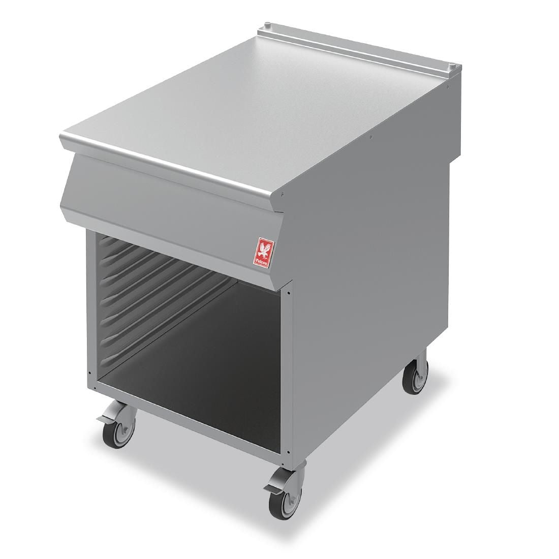 Falcon F900 Open Cabinet With Pressed Runners on Castors N961 JD Catering Equipment Solutions Ltd